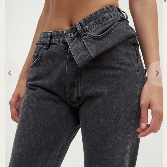 Y-Project asymmetric jeans - stonewash black - Picture 8 of 8